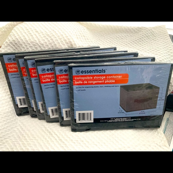 Essentials Storage & Organization Set Of 6 Essentials Collapsible